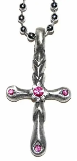 Anhänger – Kreuz mit Steinen