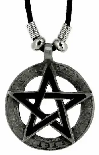 Anhänger – Pentagramm mit Inschrift