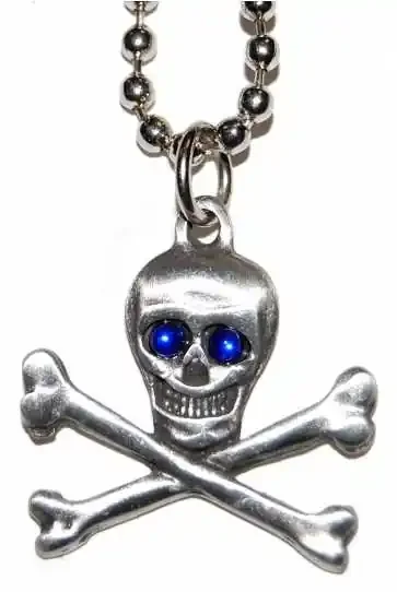 Anhänger – Skull mit Steinen