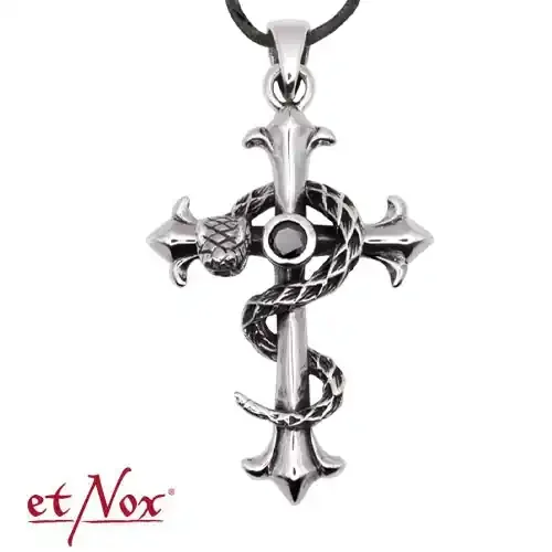 Anhänger „Schlangenkreuz“ 925 Silber