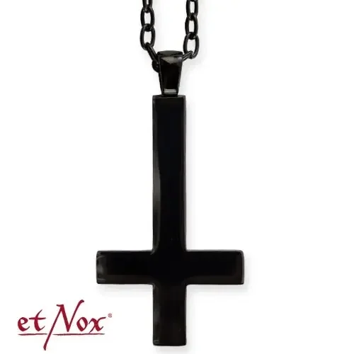 Anhänger ‘Big Plain Cross‘ upside down Edelstahl