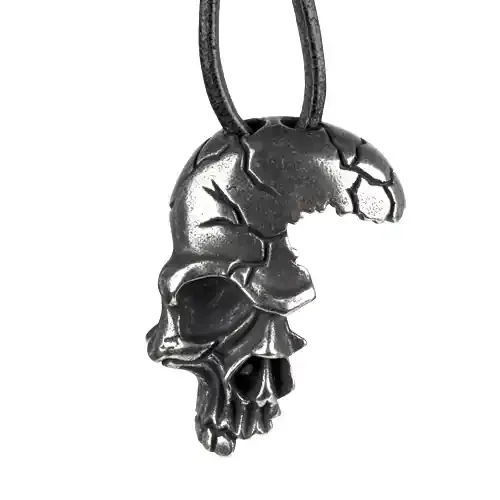Anhänger ‘Dirty Skull‘ Edelstahl