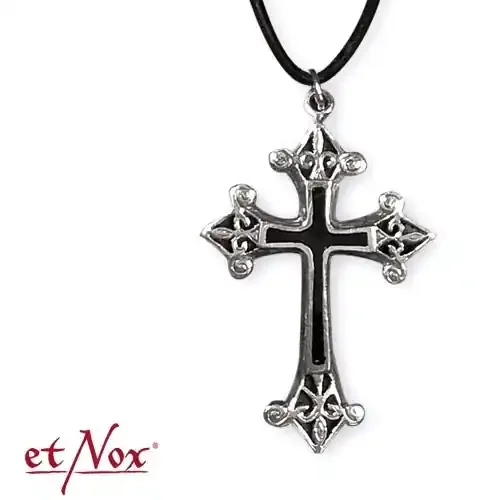 Anhänger ‘Gothic Cross‘ Edelstahl