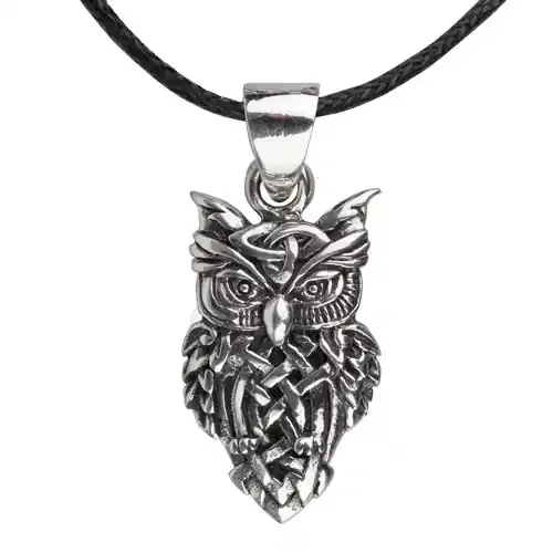 Anhänger ‘Keltische Eule‘ 925 Silber