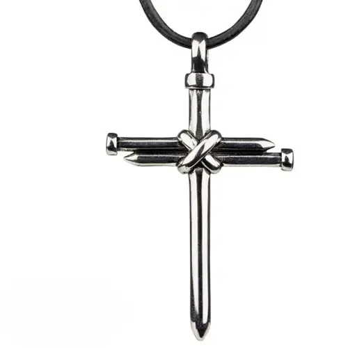 Anhänger ‘Nagel-Kreuz‘ Edelstahl