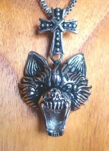 Anhänger Wolfskopf 3D