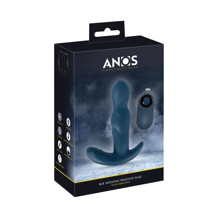 ANOS RC Rotierender Prostate Plug mit Vibration