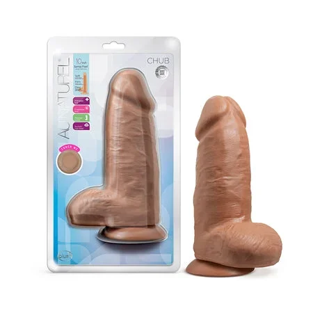Au Naturel – Chub – 10 Inch Dildo – Mocha