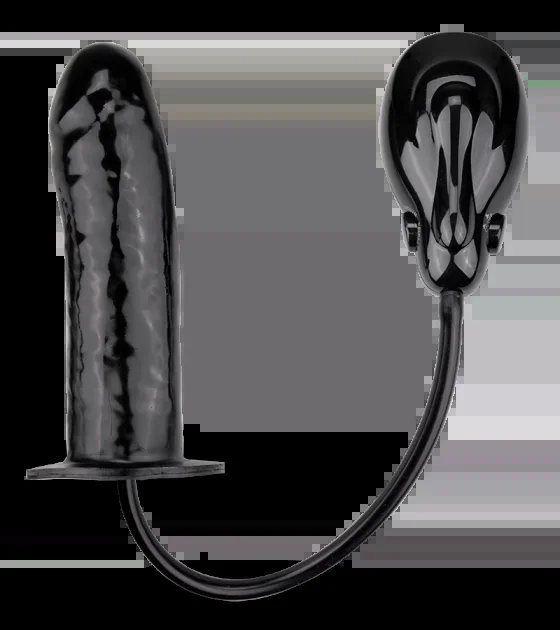 Aufblasbarer Dildo-Vibrator mit automatischer Pumpe
