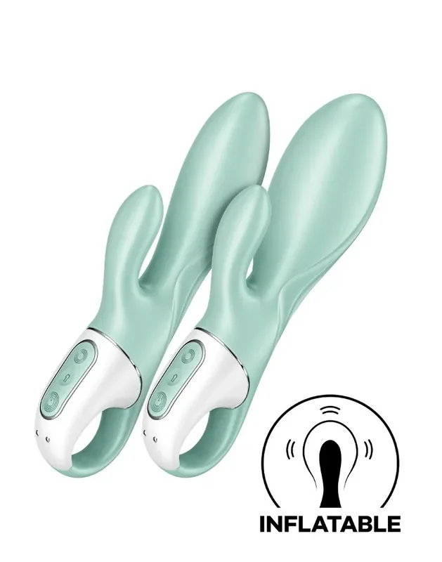 Aufblasbarer Rabbit- Vibrator mit App- Steuerung