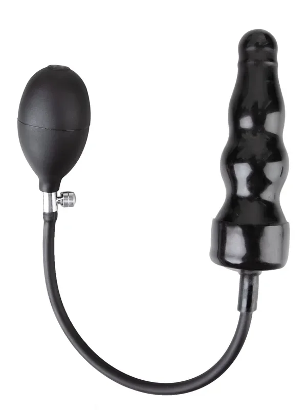 Aufblasbarer Rib-Rider Dildo aus geformtem Gummi