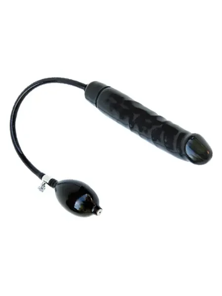 Aufpumpbarer Dildo aus Latex – S