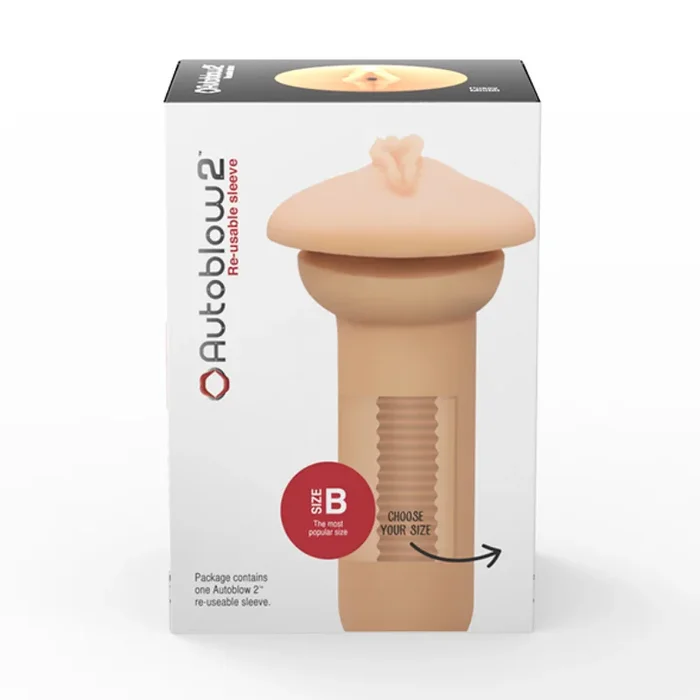 Austauschbare Hülse für Masturbator Autoblow 2 Plus XT, Vagina B