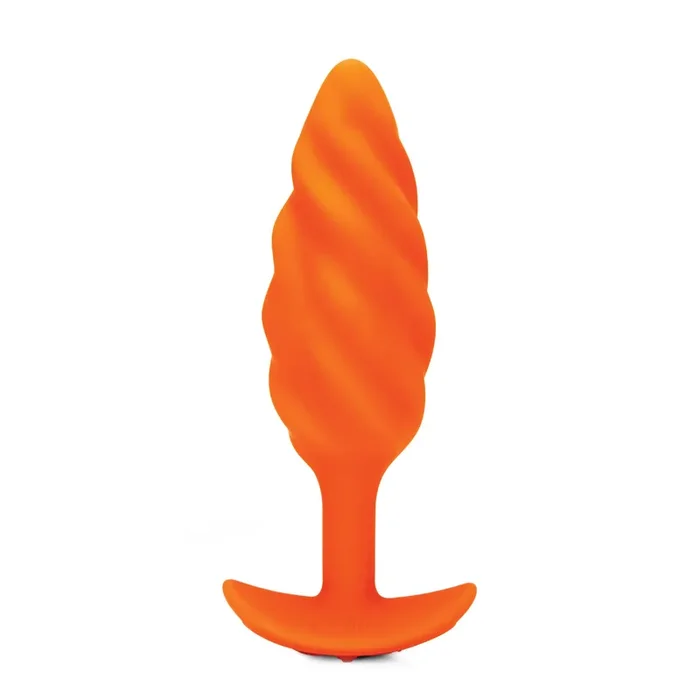 B-Vibe – Texture Plug Swirl Orange