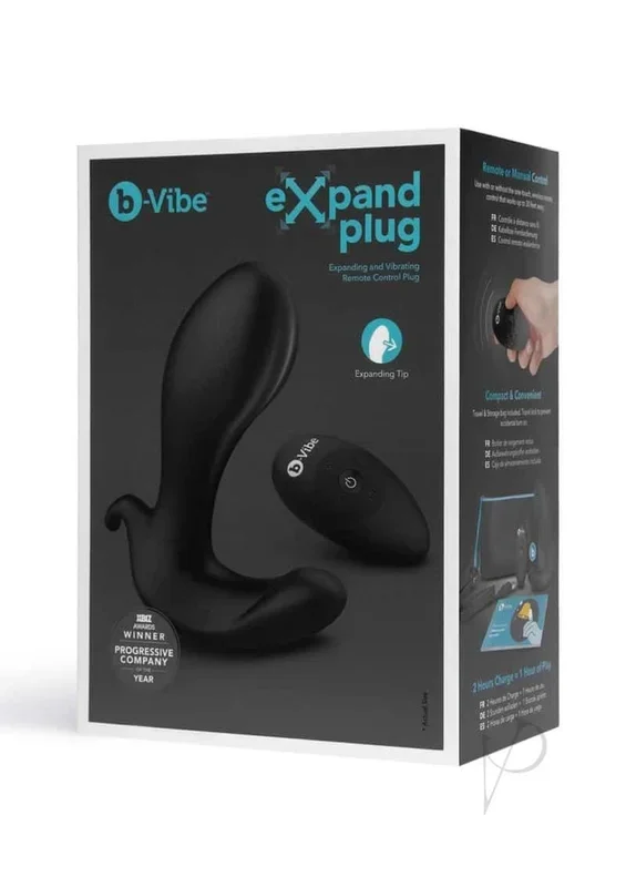 b-Vibe Expand Plug – Black