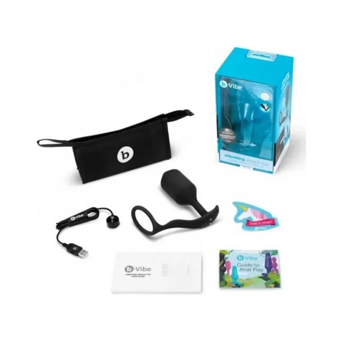 b-Vibe Vibrating Snug & Tug XL – Black