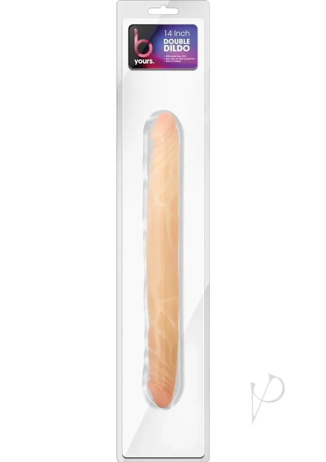 B Yours Double Dildo Beige 14 Inch