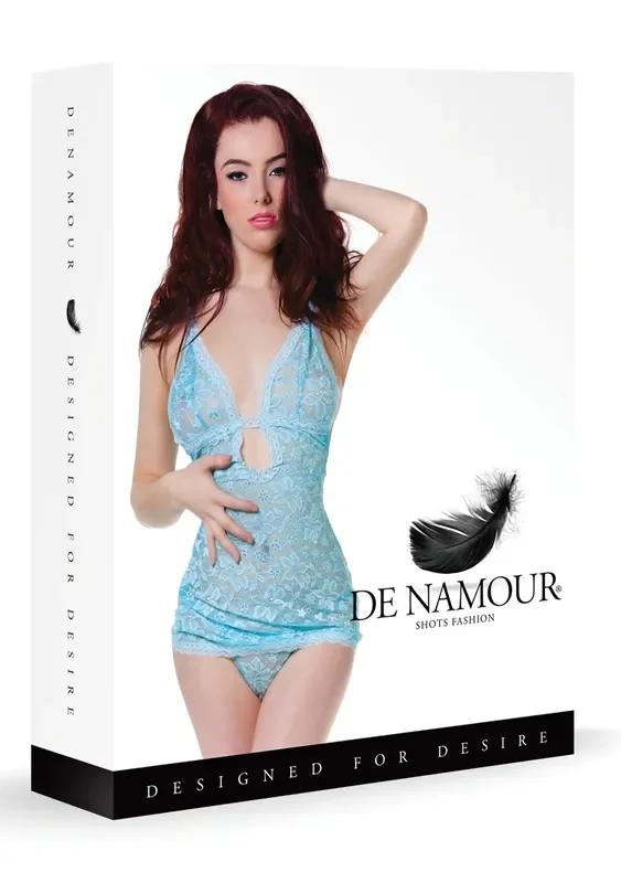Babydoll & String – Blue