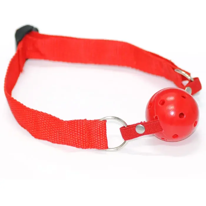 Ballknebel – rot