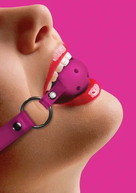 Ballknebel in pink – Ouch!