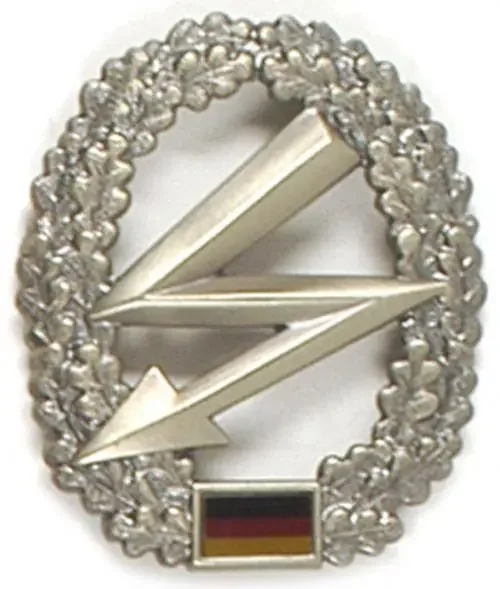 Barettabzeichen ‘orig. Bw Fernmeldetruppe‘