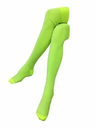 Basic Overknee Strümpfe glitzernd