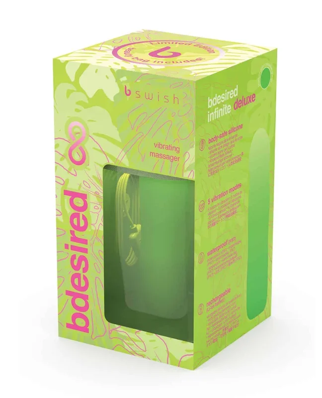 Bdesired Infinite Deluxe Limited Edition Paradise Vibrator – Green