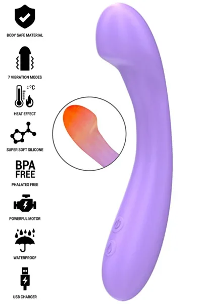 Becky Vibrator mit Wärmfunktion, 7 Vibrationen