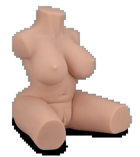 Beweglicher Masturbator Torso aus TPE Amélia