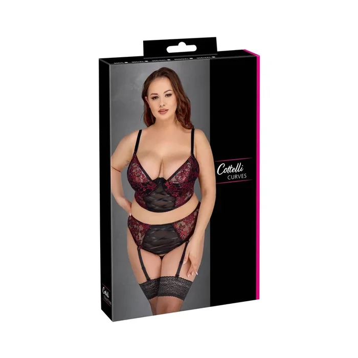 BH Set schwarz/rot 90C/XL