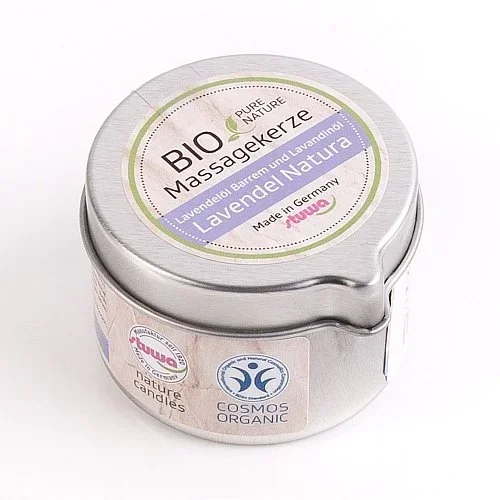 Bio Massagekerze Lavendel Natura