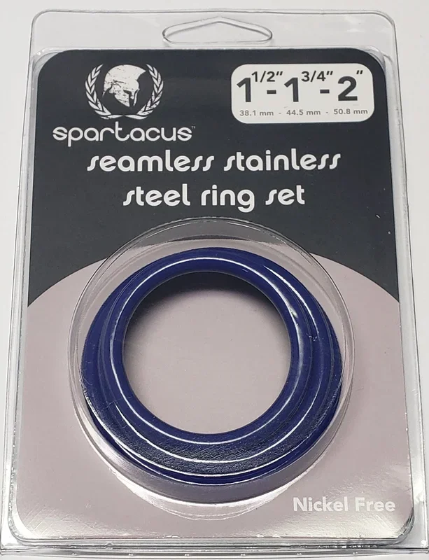 BLUE STAINLESS STEEL C-RING SET – 1.5 1.75′ 2′ ‚