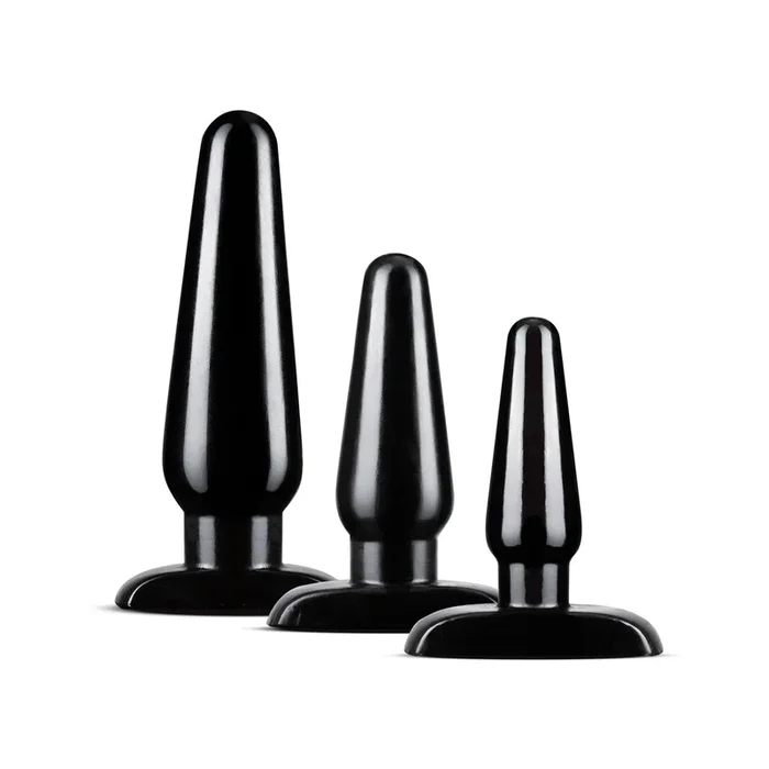 Blush Anal Adventures Basic Plug Kit – Black