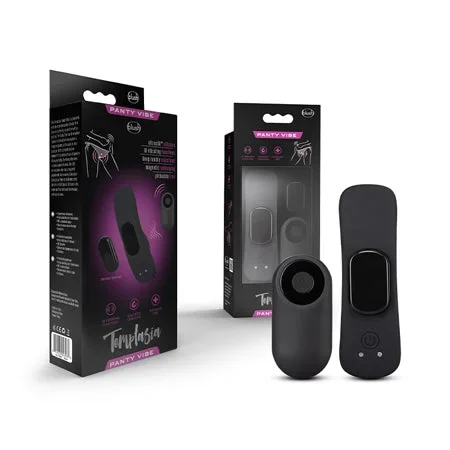 Blush Temptasia Remote Control Panty Vibe – Black