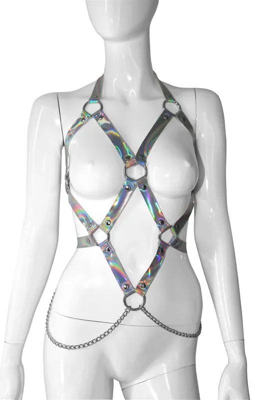 Body ‘Holographic‘ mit Ketten