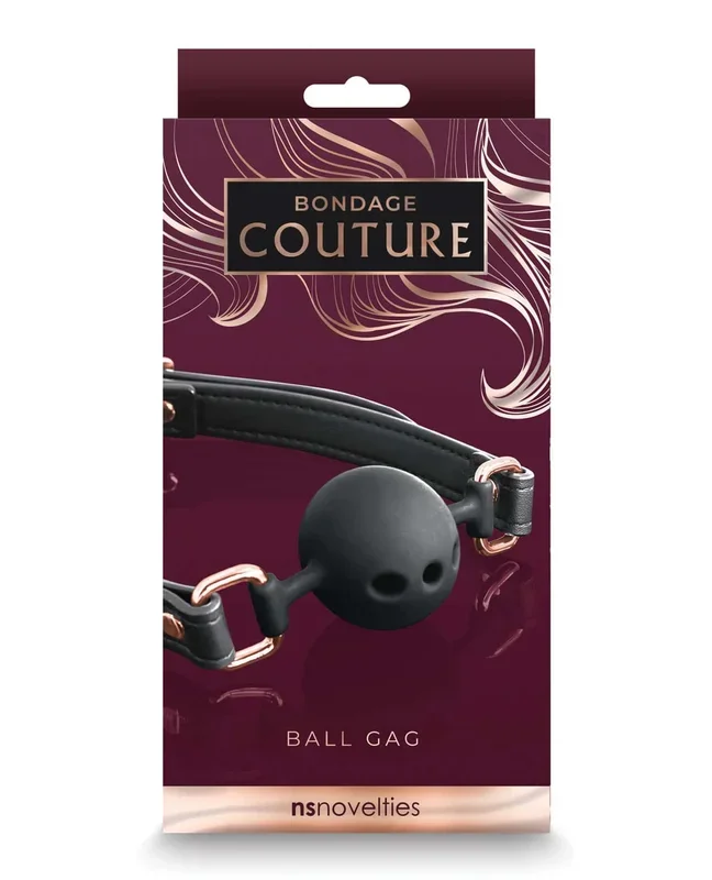 Bondage Couture Ball Gag – Black