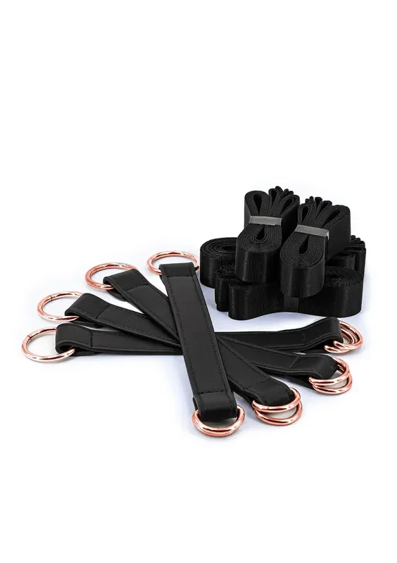 Bondage Couture Befestigungsgurte – Schwarz