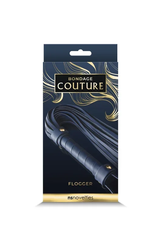 Bondage Couture Flogger – Blue