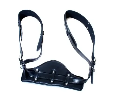 Bondage Kunstleder Beinriemen