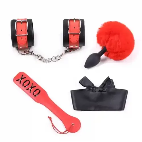 Bondage Set mit Petplug