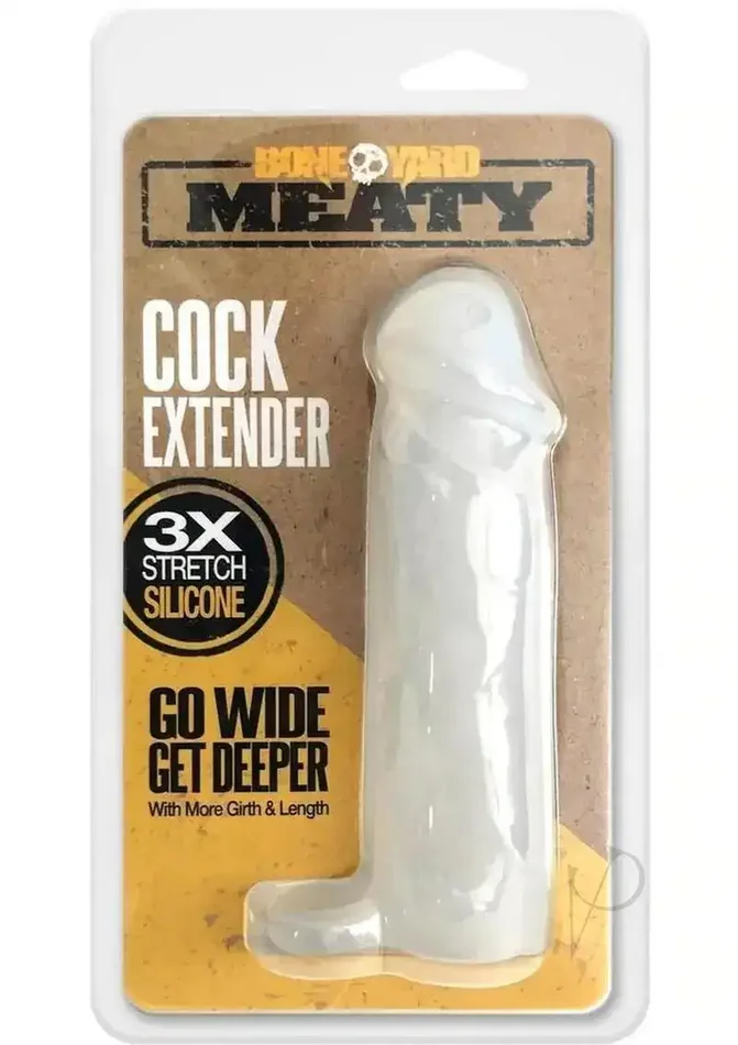 Boneyard The Man Sizer 3X Stretch Silicone Extender – Clear