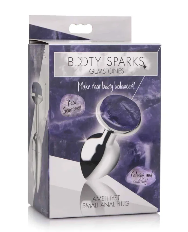 Booty Sparks Gemstones Amethyst Gem Anal Plug – Small