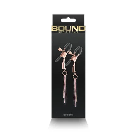Bound D3 Nipple Clamps – Rose Gold