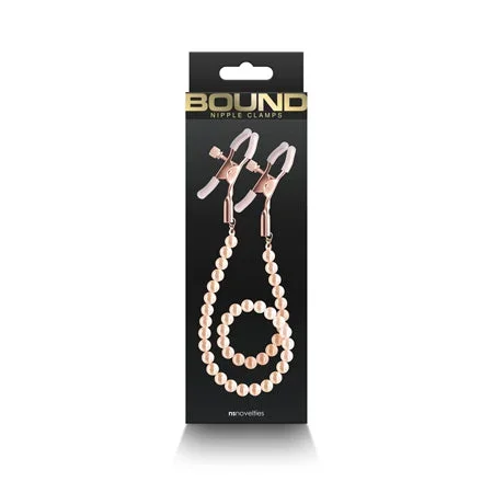 Bound DC1 Nipple Clamps – Rose Gold