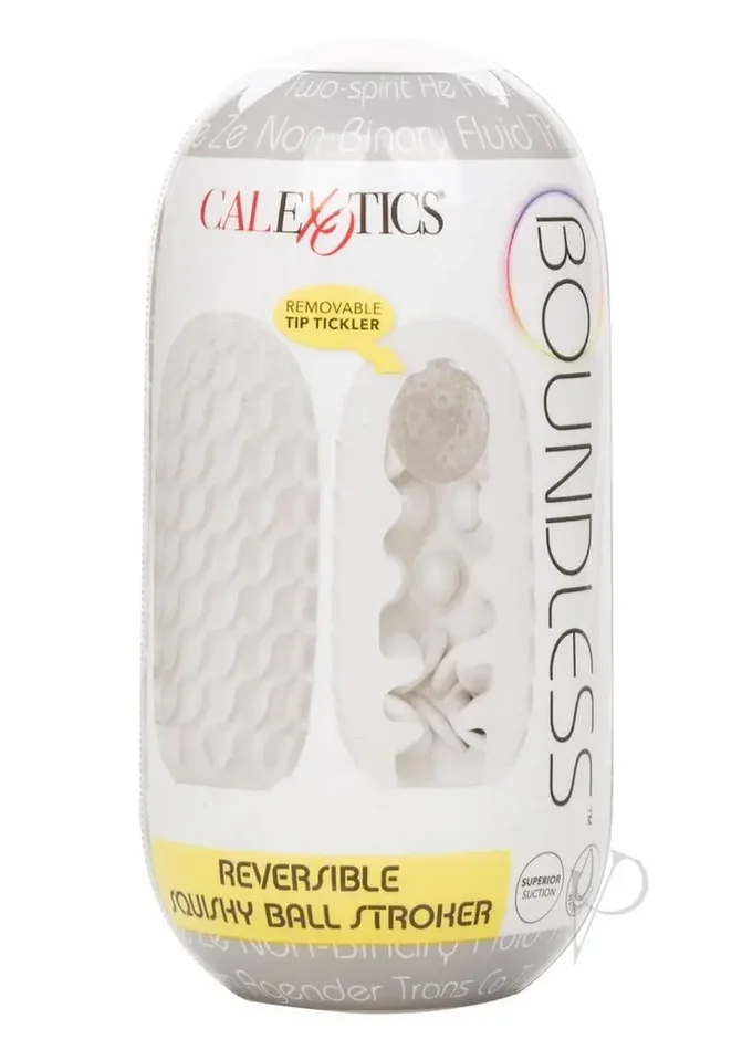 Boundless Reversible Squishy Ball Stroker – Smoke