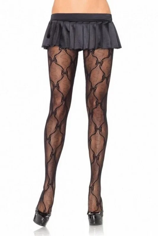 Bow Lace Pantyhose in OS