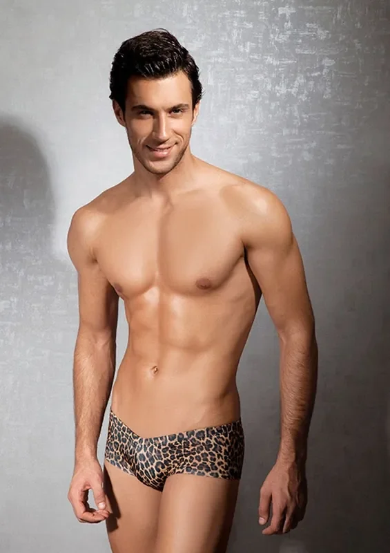 Boxershort mit Leopardenmuster
