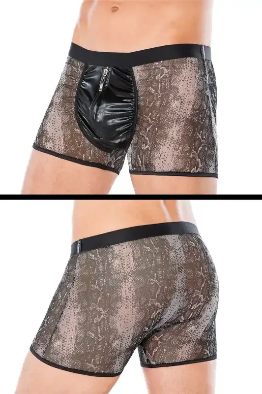 Boxershorts mit Schlagenmuster