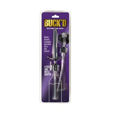 Buck’d Buck Angel Lube Injector – Black