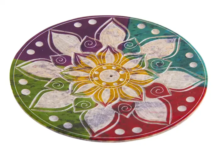 Buntes Mandala Stäbchenhalter
